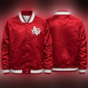 Mitchell & Ness Texas Southern Satin Jacket Size XL